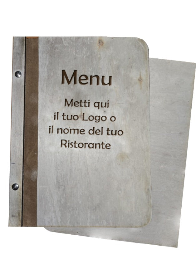 Menu in legno