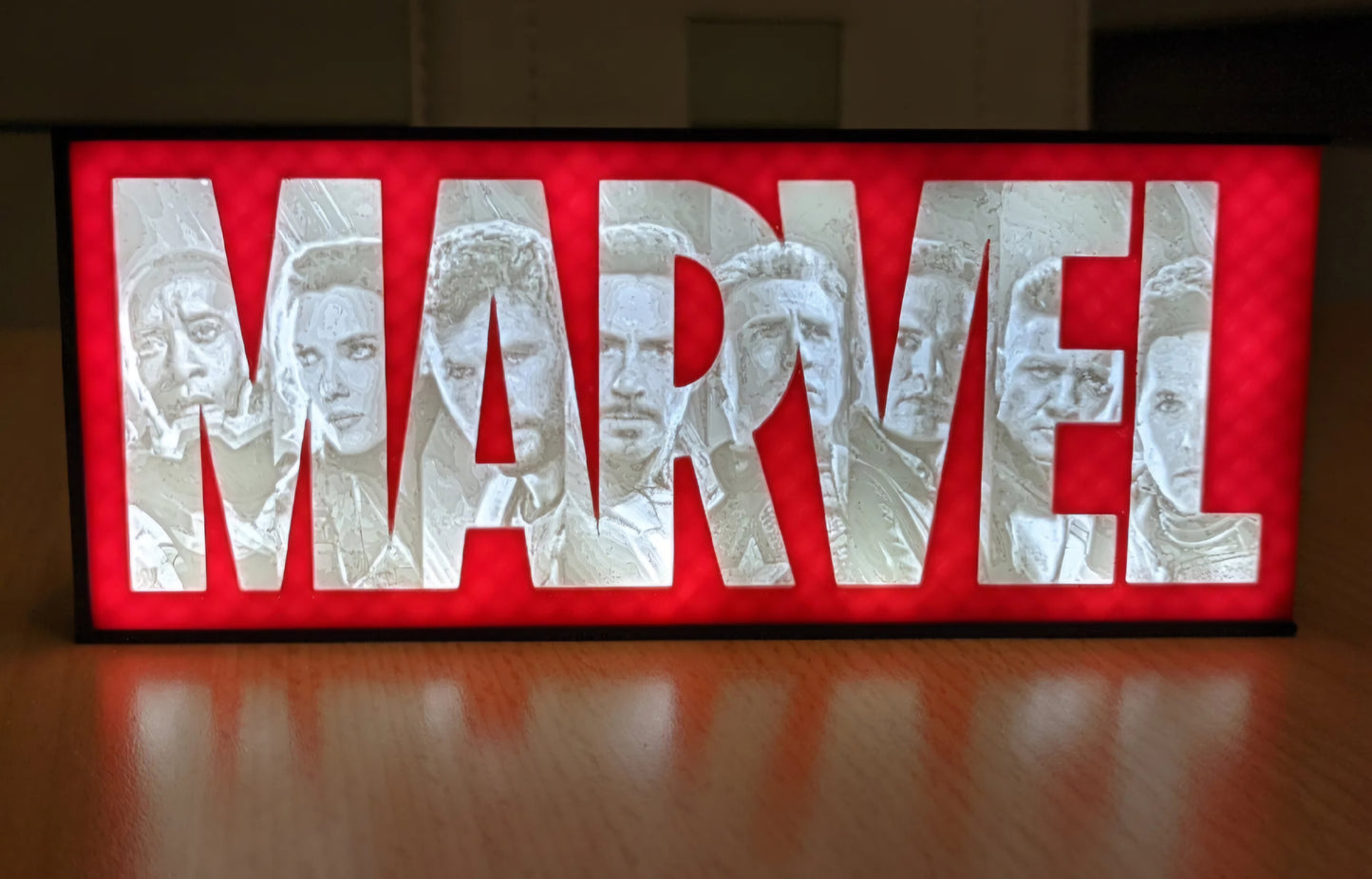 Marvel Litofania logo